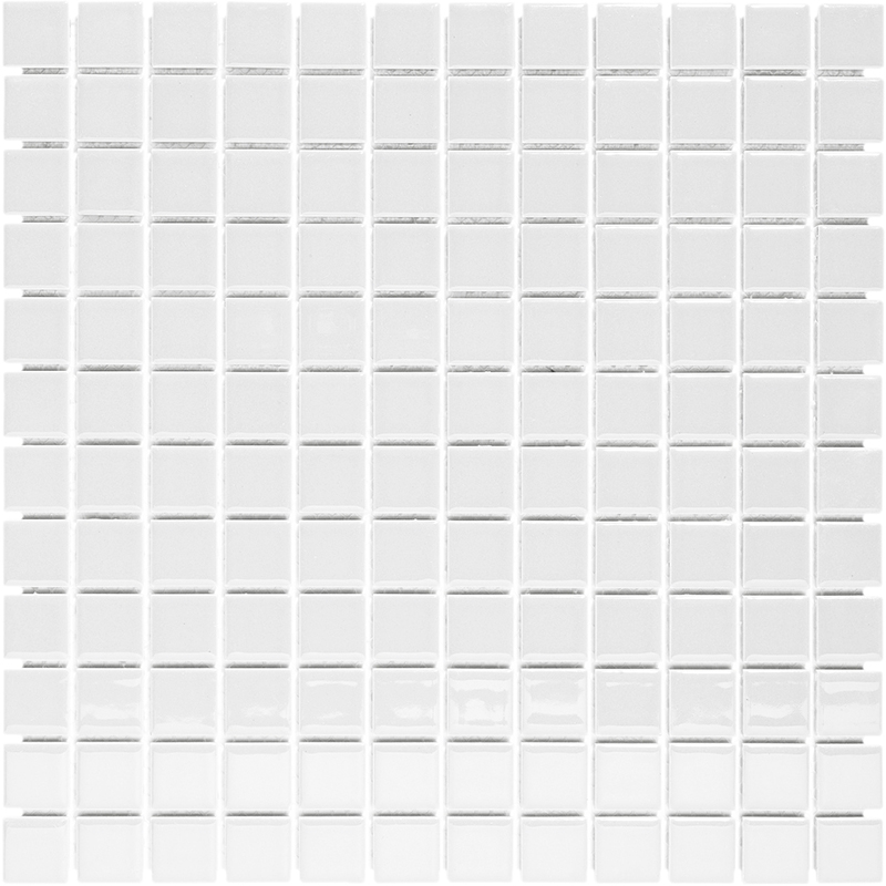 2 White Glossy 30X30