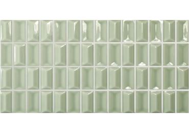 3D Bars Diamond Jade Gloss 12.5X25