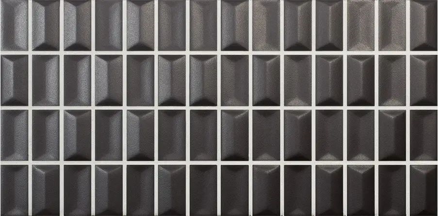 3D Bars Diamond Onix Matt 12.5X25