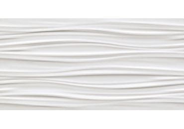 3D Ribbon White Matt 40×80