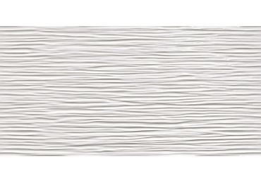 3D Wave White Glossy 40×80
