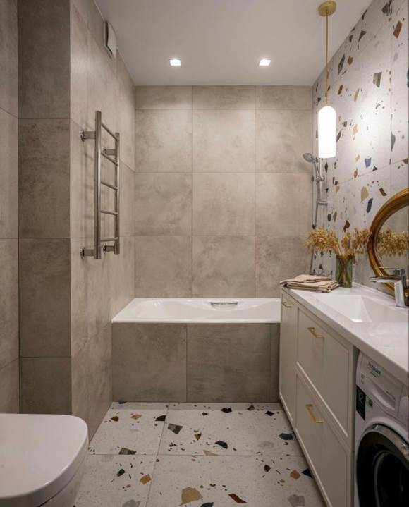 Koupelna imitace terrazzo Arcana