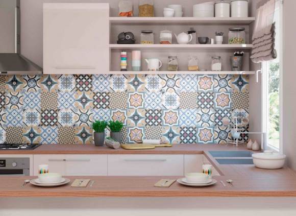 Kuchyně retro patchwork Mayolica