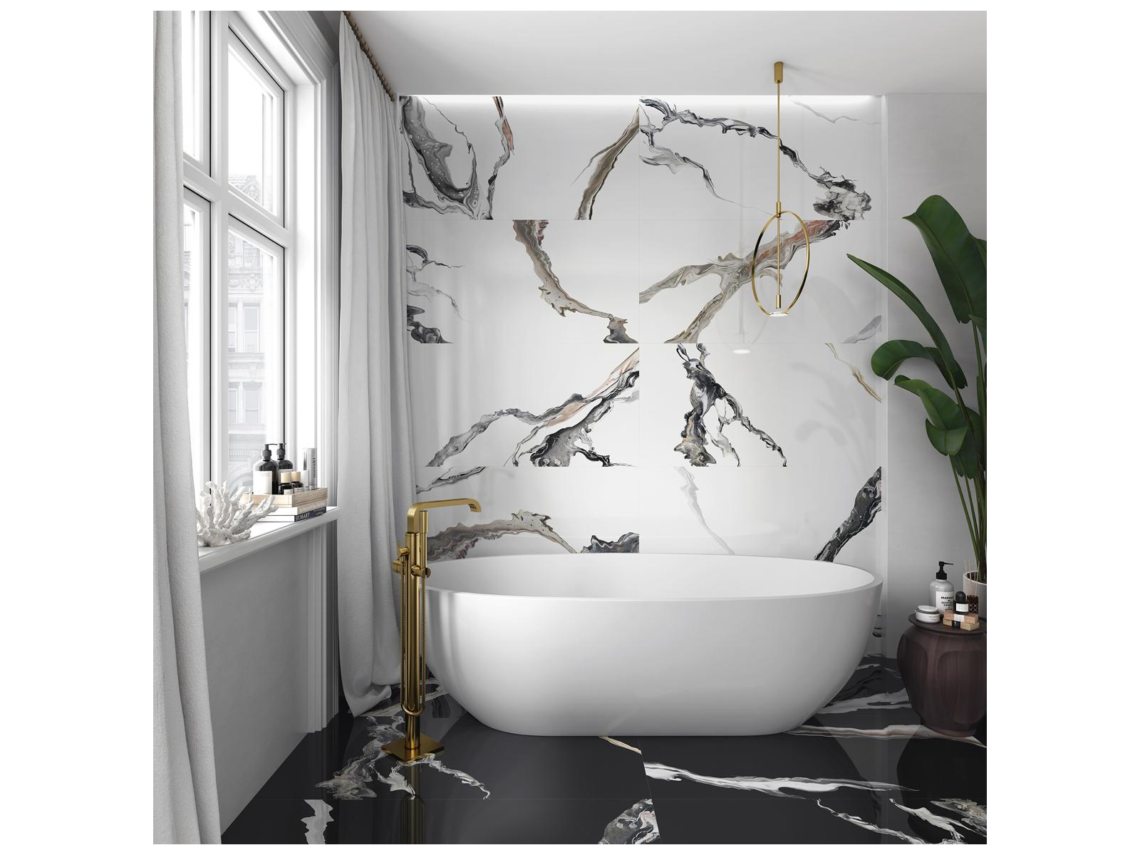 Acuarela White 60X120
