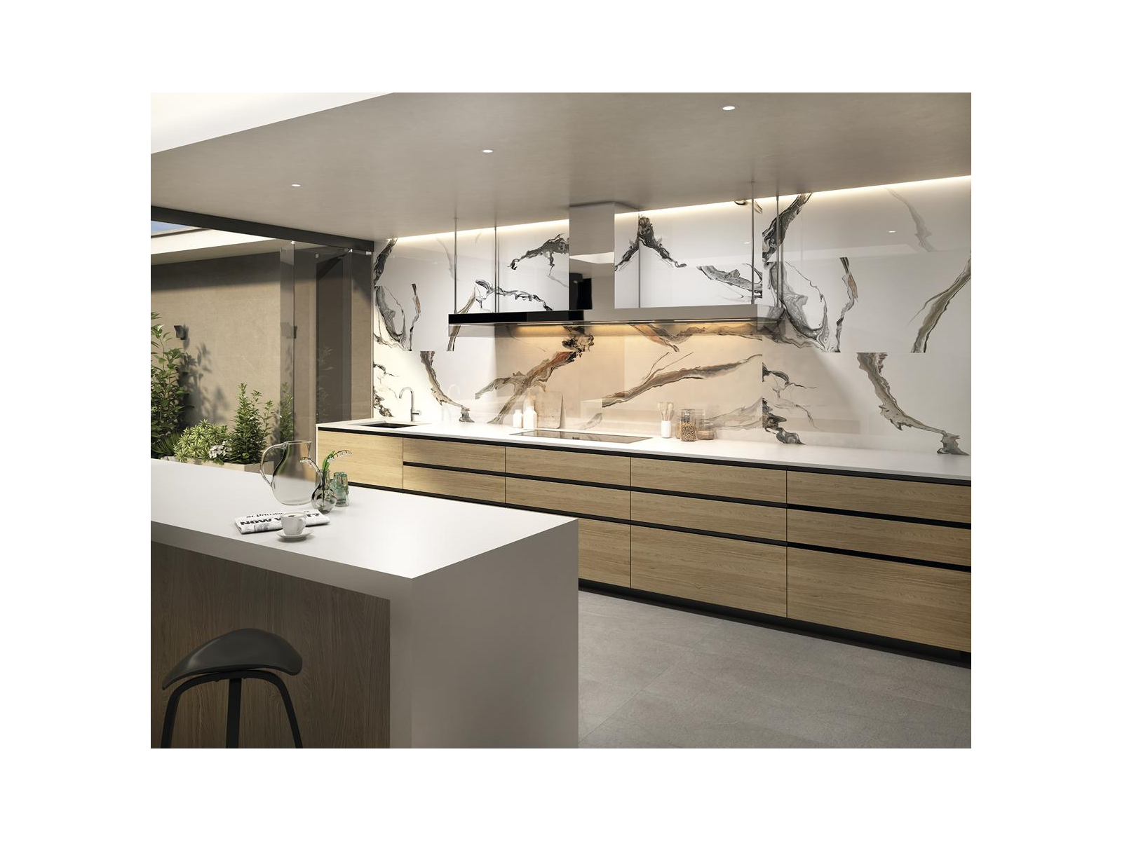 Acuarela White 60X120
