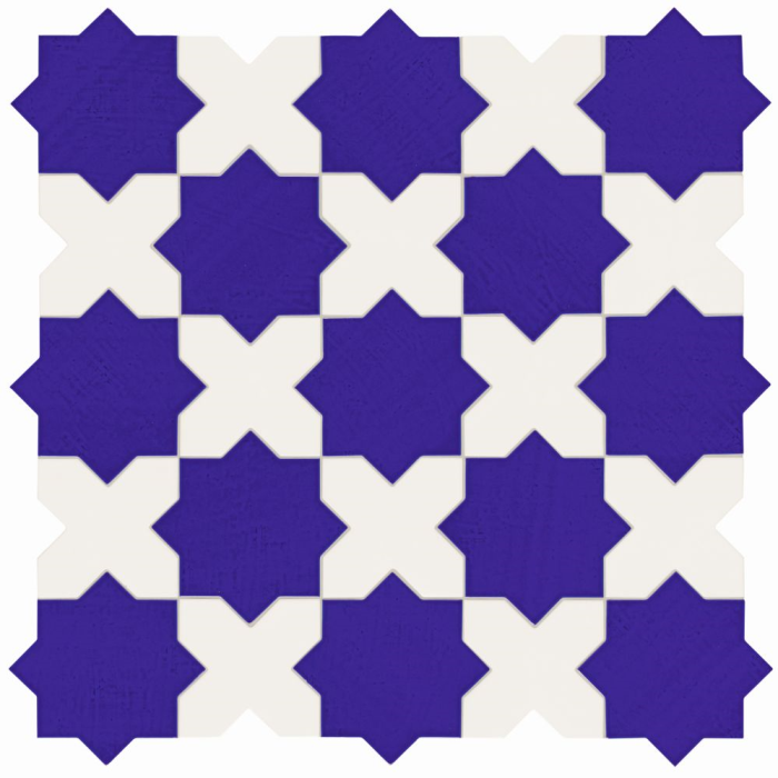 Argile Cross Bianco 18x18