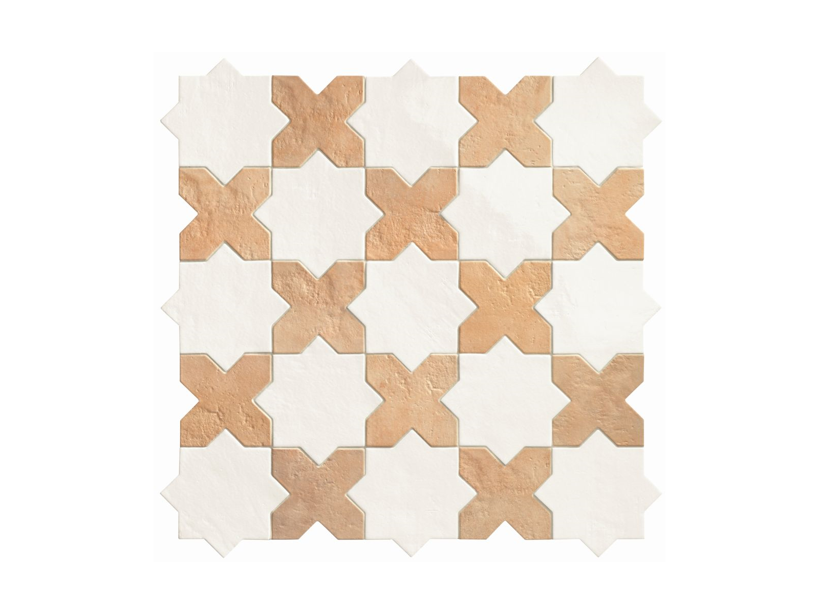 Argile Star Bianco 18x18
