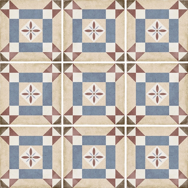 Art Nouveau Lys Colour 20x20
