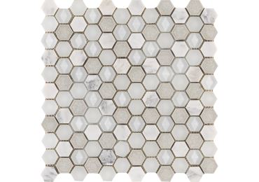 Aura Hexagon Whites 29X30