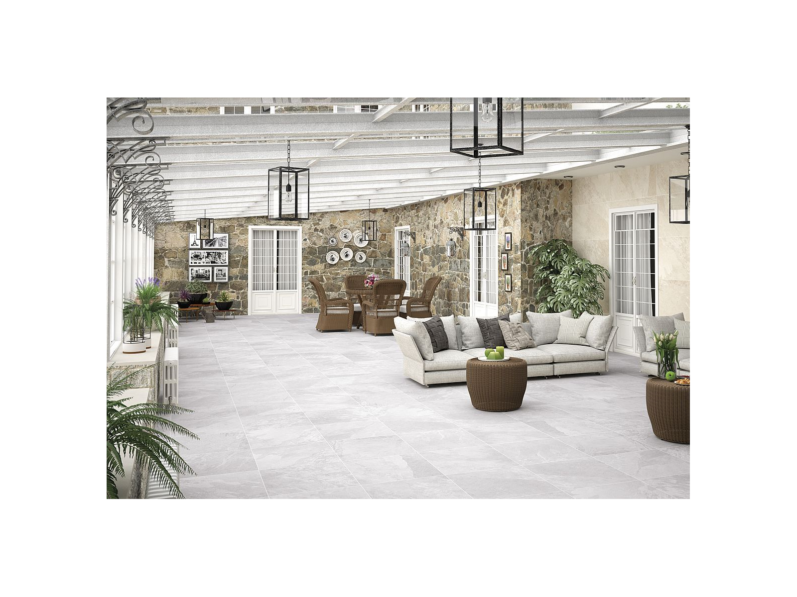 Axis 20 mm Cream RC 60x60