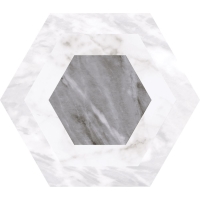 Bardiglio Hexagon Geo 17,5x20