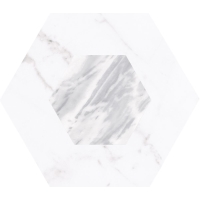 Bardiglio Hexagon Geo 17,5x20