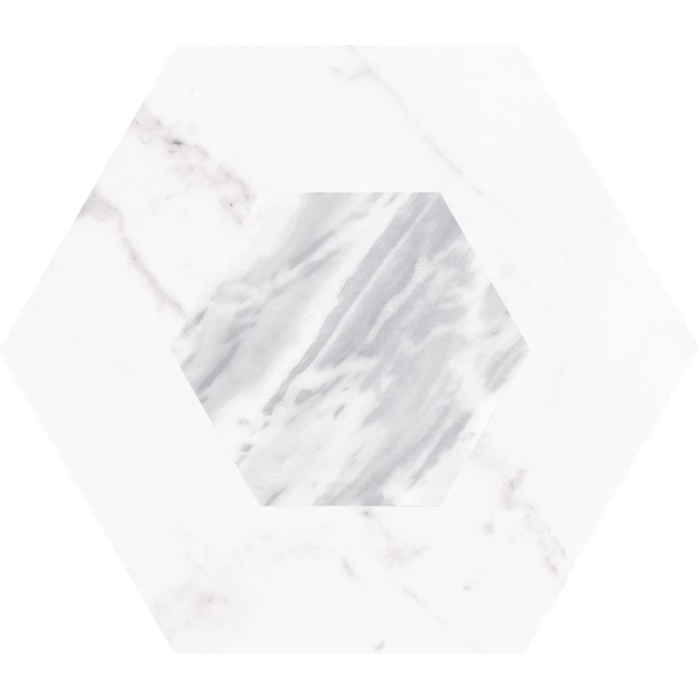 Bardiglio Hexagon Geo 17,5x20
