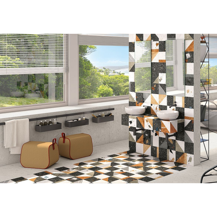 Battuto Grafito 20x20