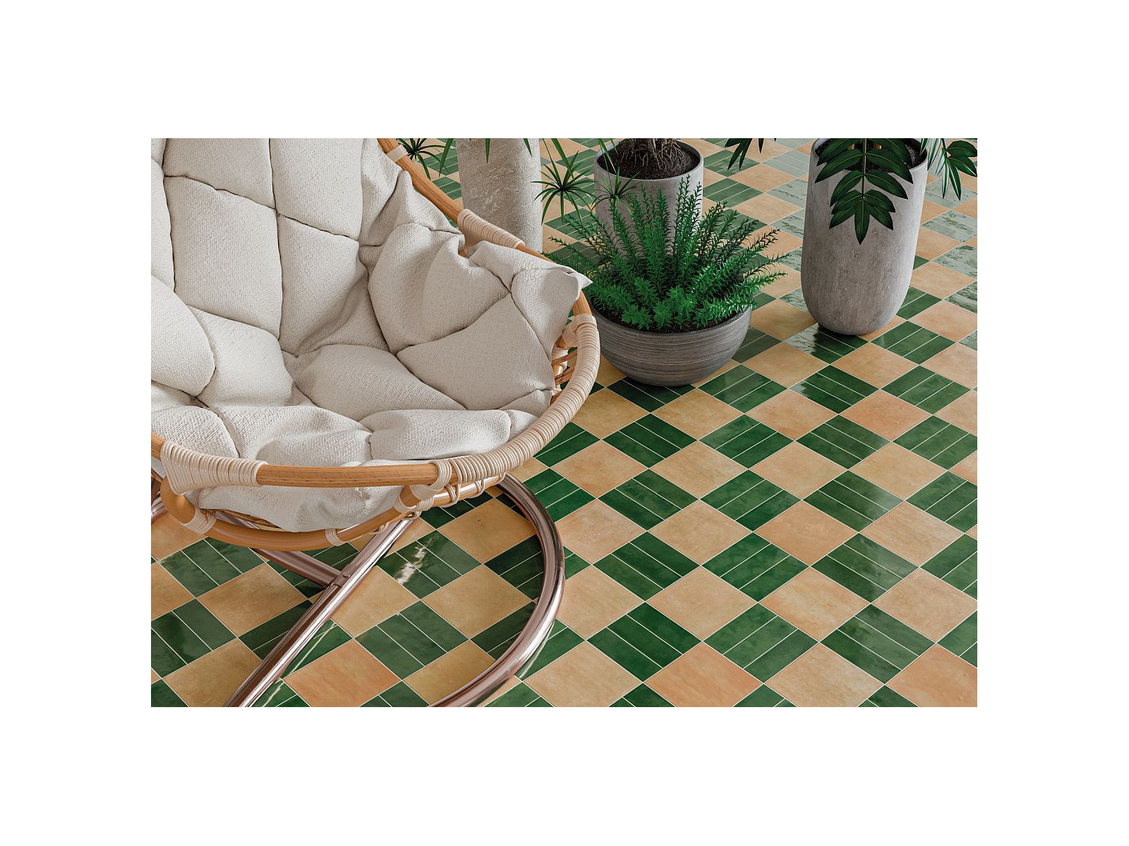 Bejmat Decor Biscuit Azur 15X15