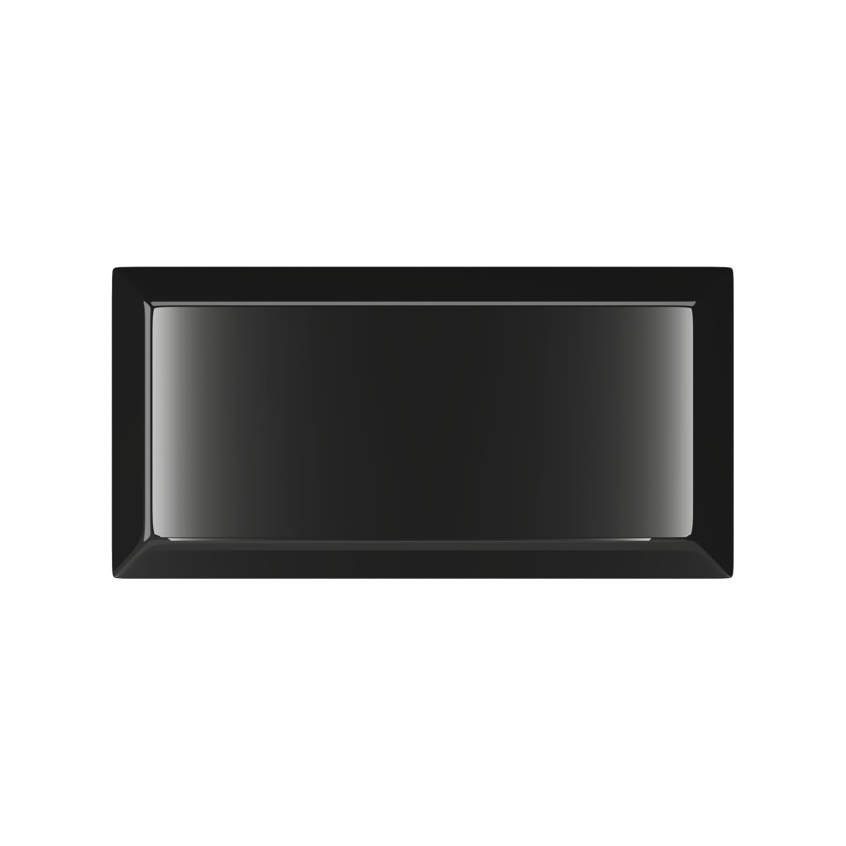 Biselado Negro Brillo 10X20