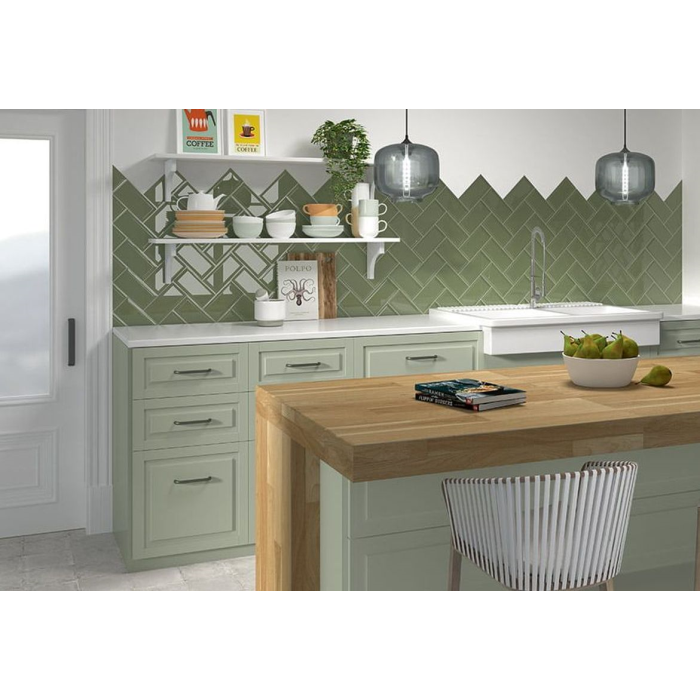 Blanco Liso Brillo 10x20