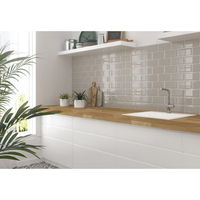 Blanco Liso Brillo 10x20