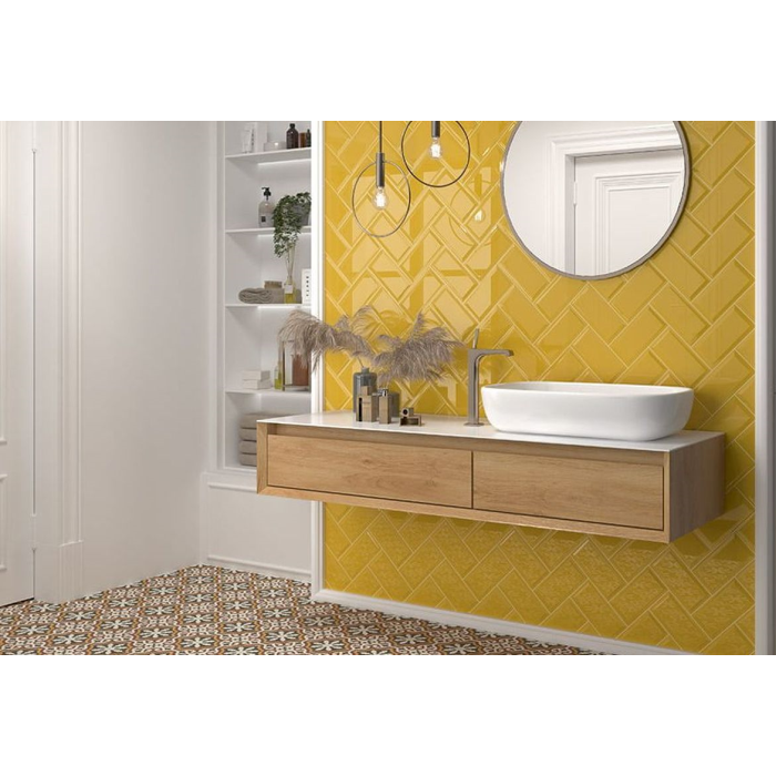 Blanco Liso Brillo 10x20
