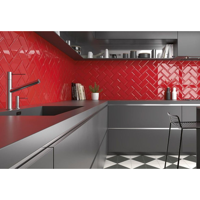 Blanco Liso Brillo 10x20