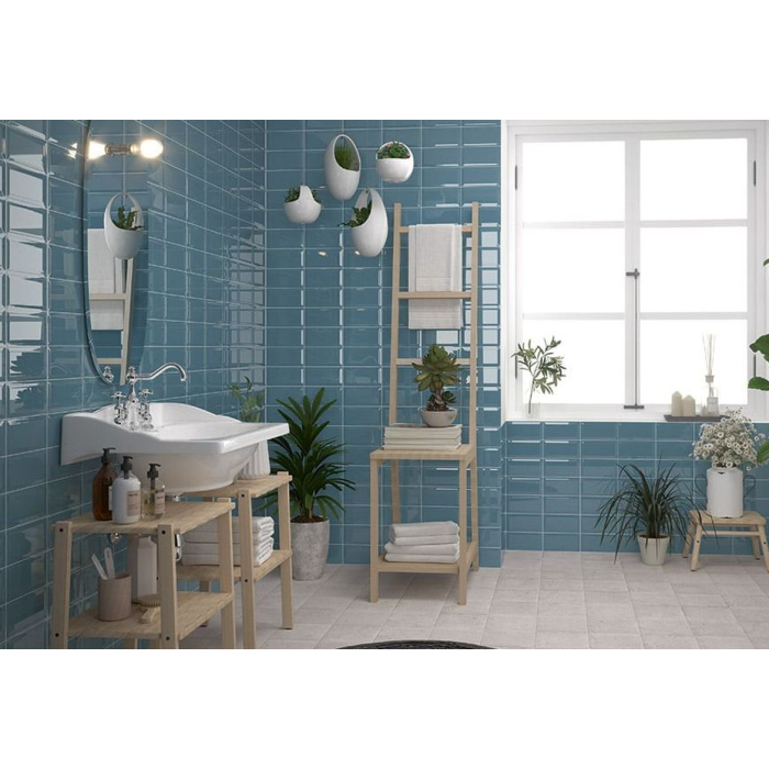 Blanco Liso Brillo 10x20