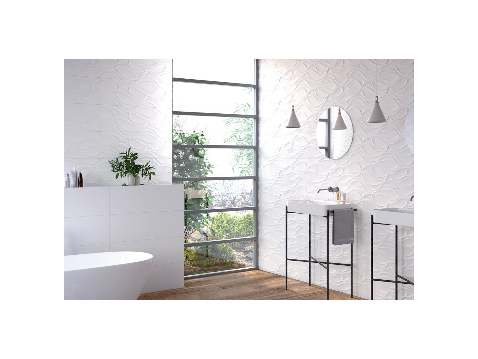 Blanco Mate 30X90X1,2