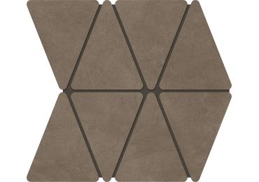 Boost Natural Umber Mosaico Rhombus 33,8×36,7