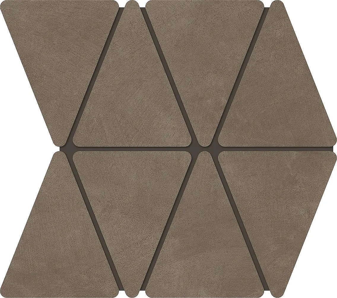 Boost Natural Umber Mosaico Rhombus 33,8×36,7