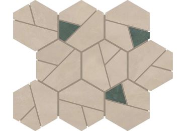 Boost Pro Cream Mosaico Hex Blue 25×28,5