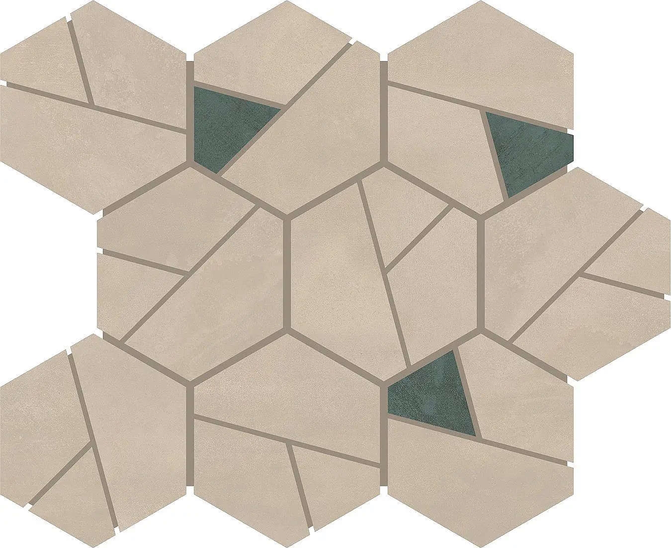 Boost Pro Cream Mosaico Hex Blue 25×28,5