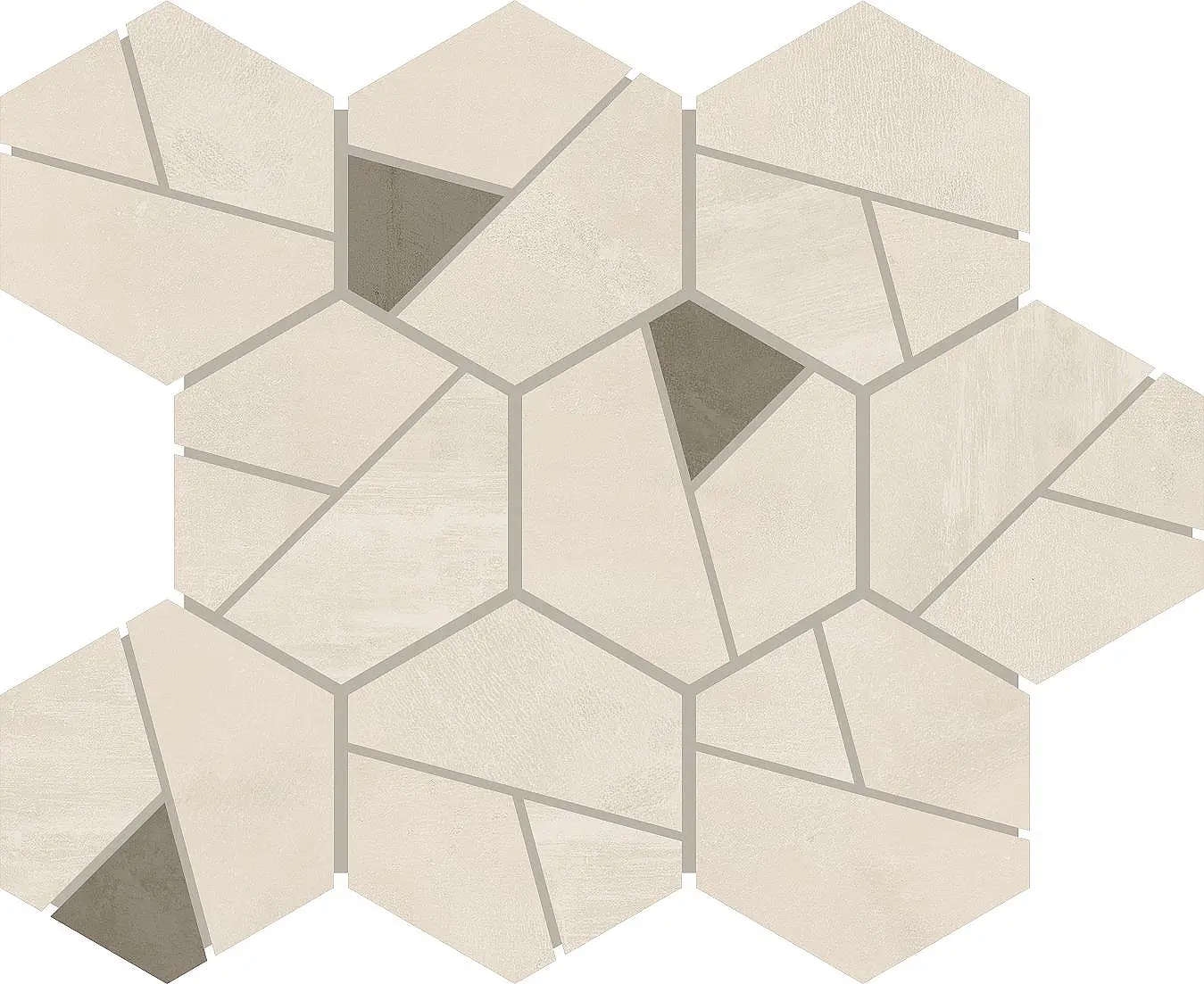 Boost Pro Ivory Mosaico Hex Olive 25×28,5