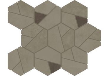 Boost Pro Taupe Mosaico Hex Coffee 25×28,5