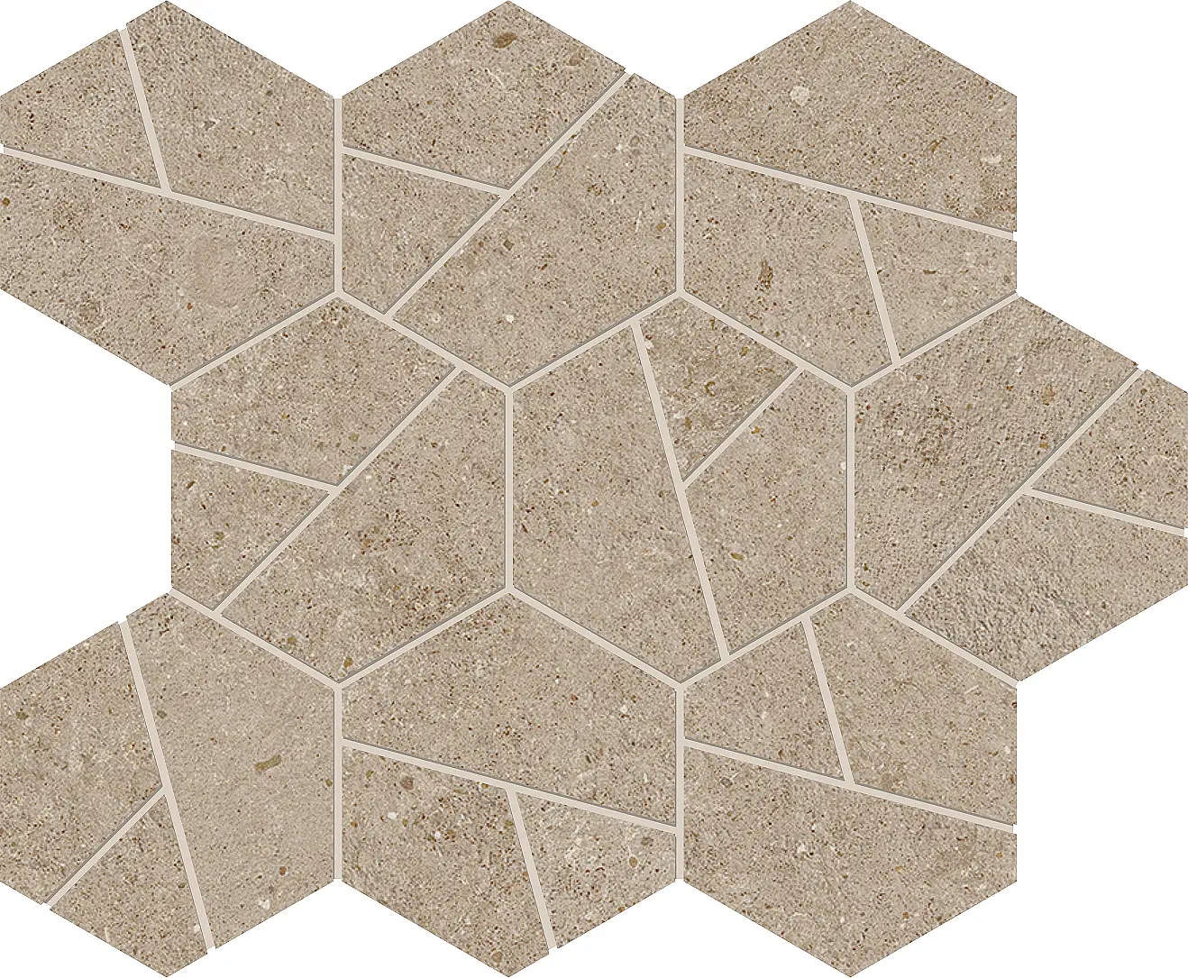 Boost Stone Clay Mosaico Hex 25×28,5