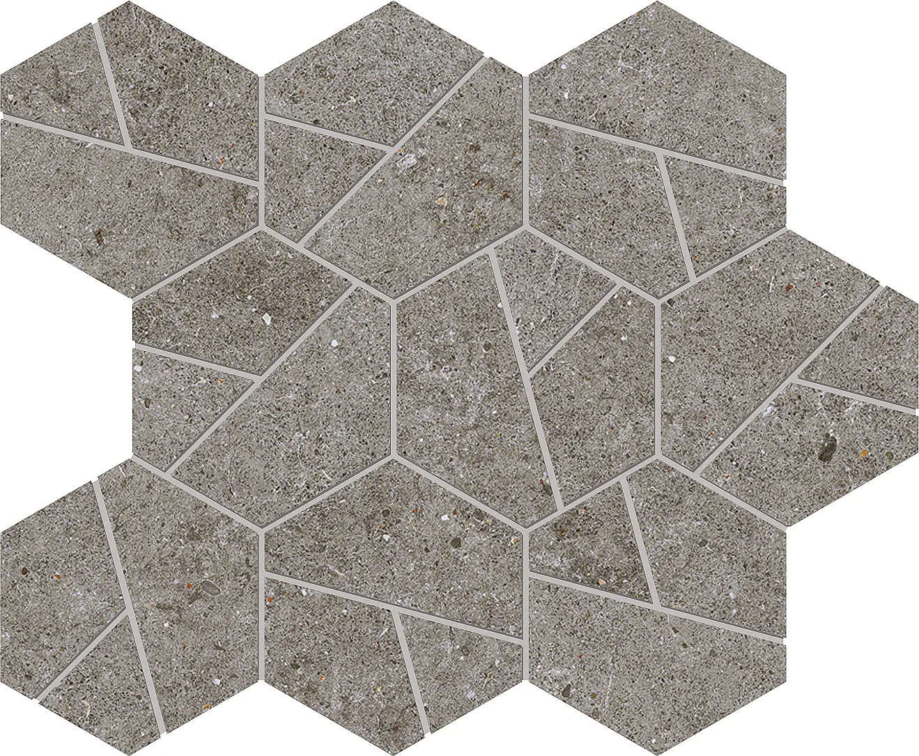Boost Stone Smoke Mosaico Hex 25×28,5
