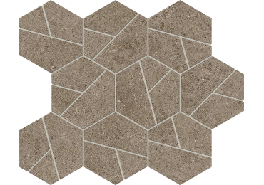 Boost Stone Taupe Mosaico Hex 25×28,5
