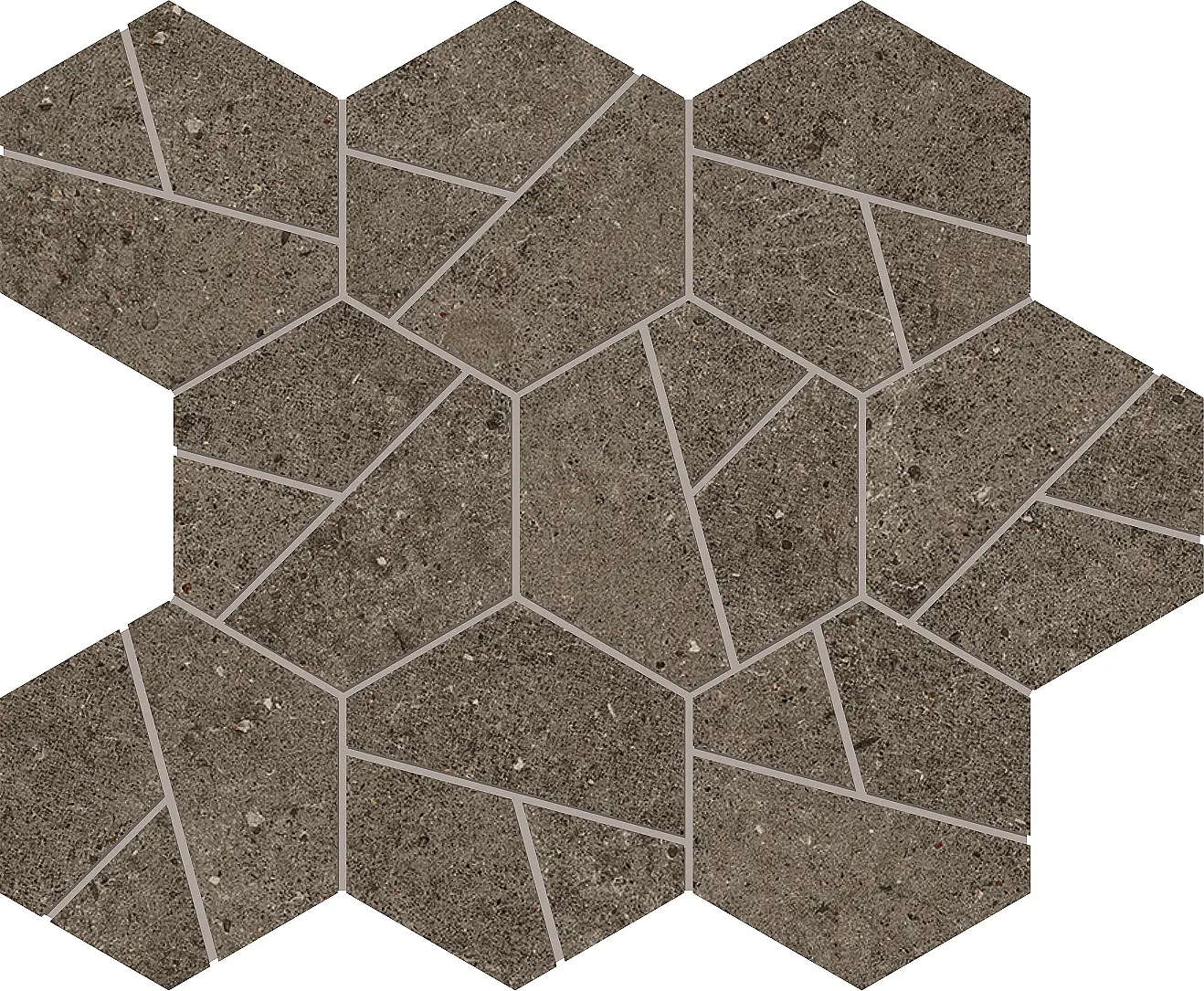 Boost Stone Tobacco Mosaico Hex 25×28,5