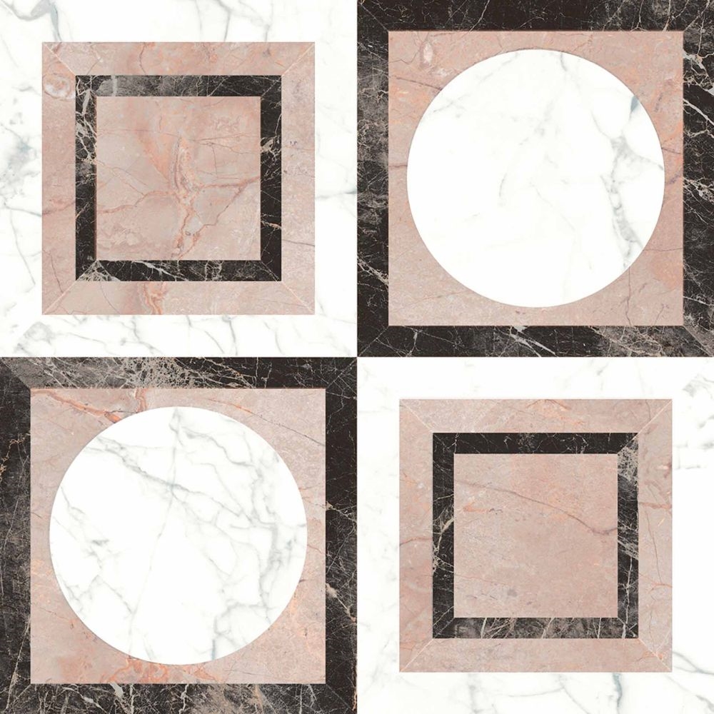 Borghini White Dekor Polished 60X60