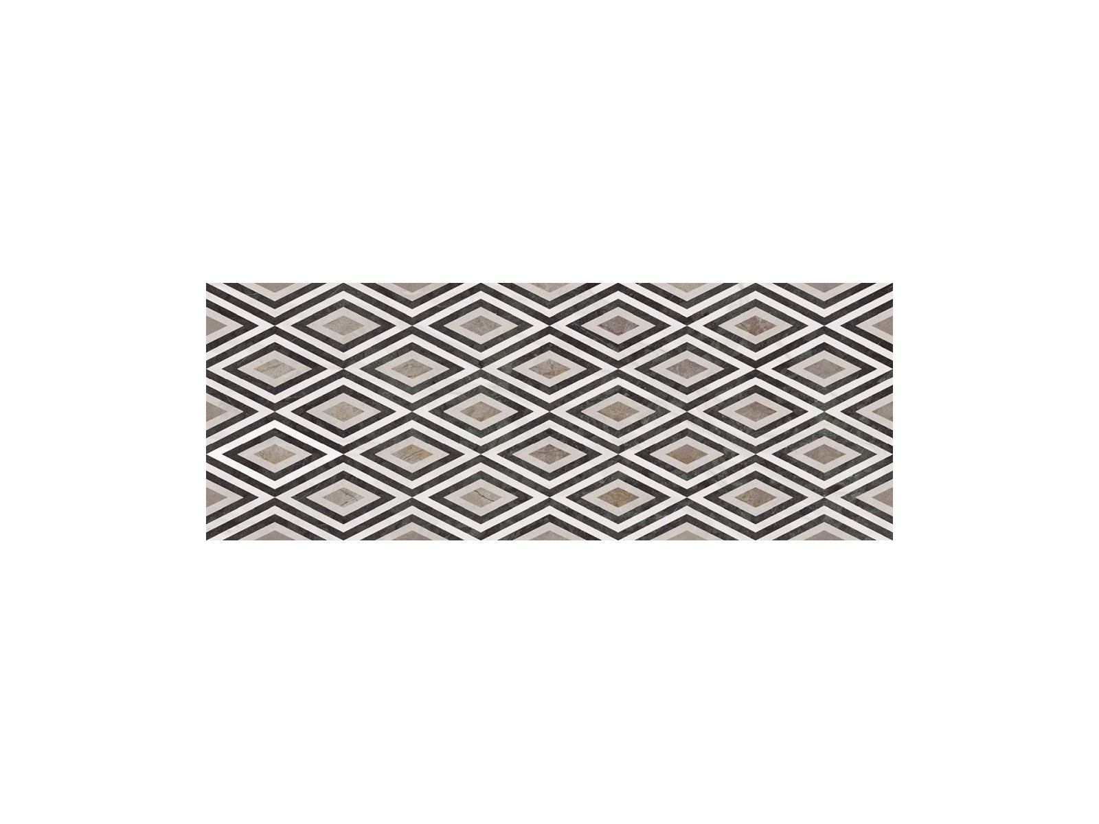 Borghini White Glossy Decor 44,6x119,3