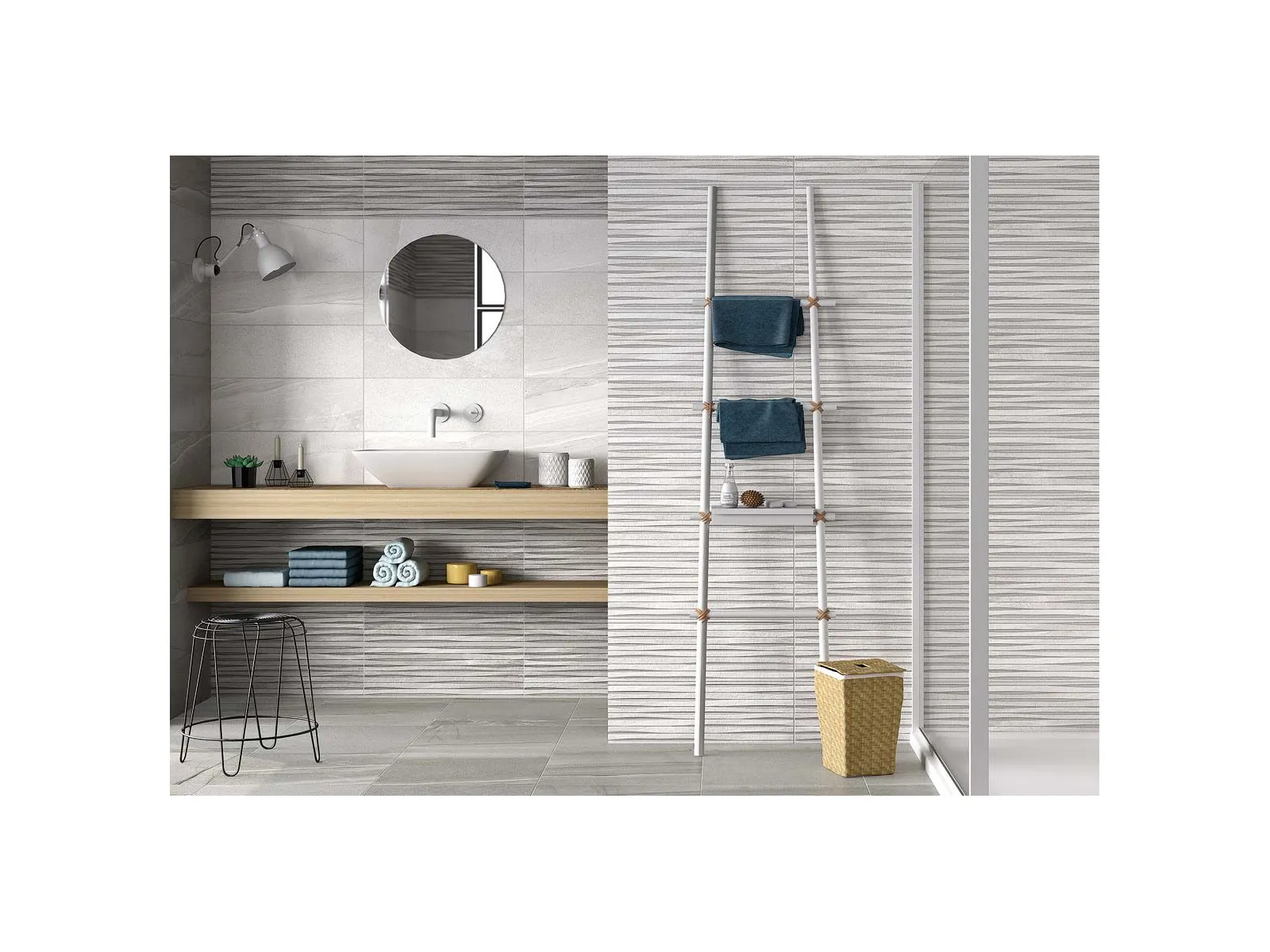 Burlington Grey Rel. 20X60 Burlington Grey Rel. 20X60