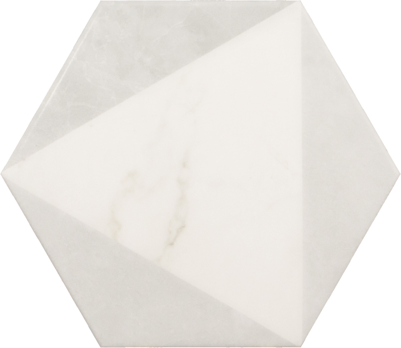 Carrara Hexagon Peak 17,5X20