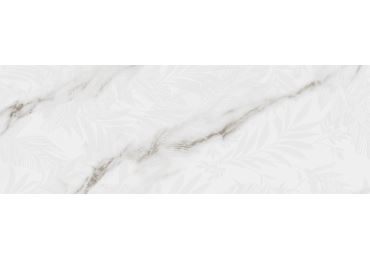 Carrara Leaves Wht  Gloss 31,6X90