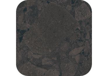 Checkers Rounded Black Space 28,6X28,6