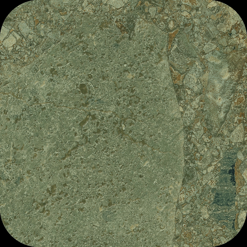 Checkers Rounded Green Giada 28,6X28,6