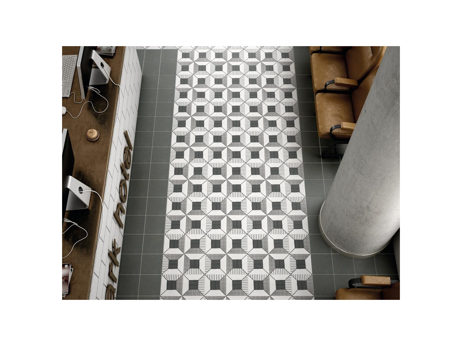 Cloth B&W 20X20