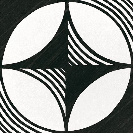 Compass B&W 20X20