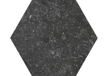 Coralstone Hexagon Black 29,2X25,4