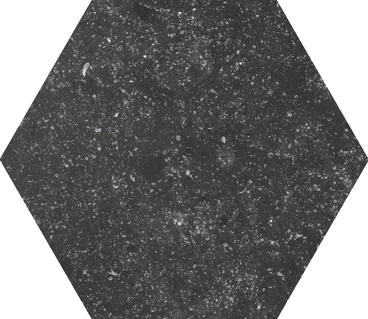 Coralstone Hexagon Black 29,2X25,4