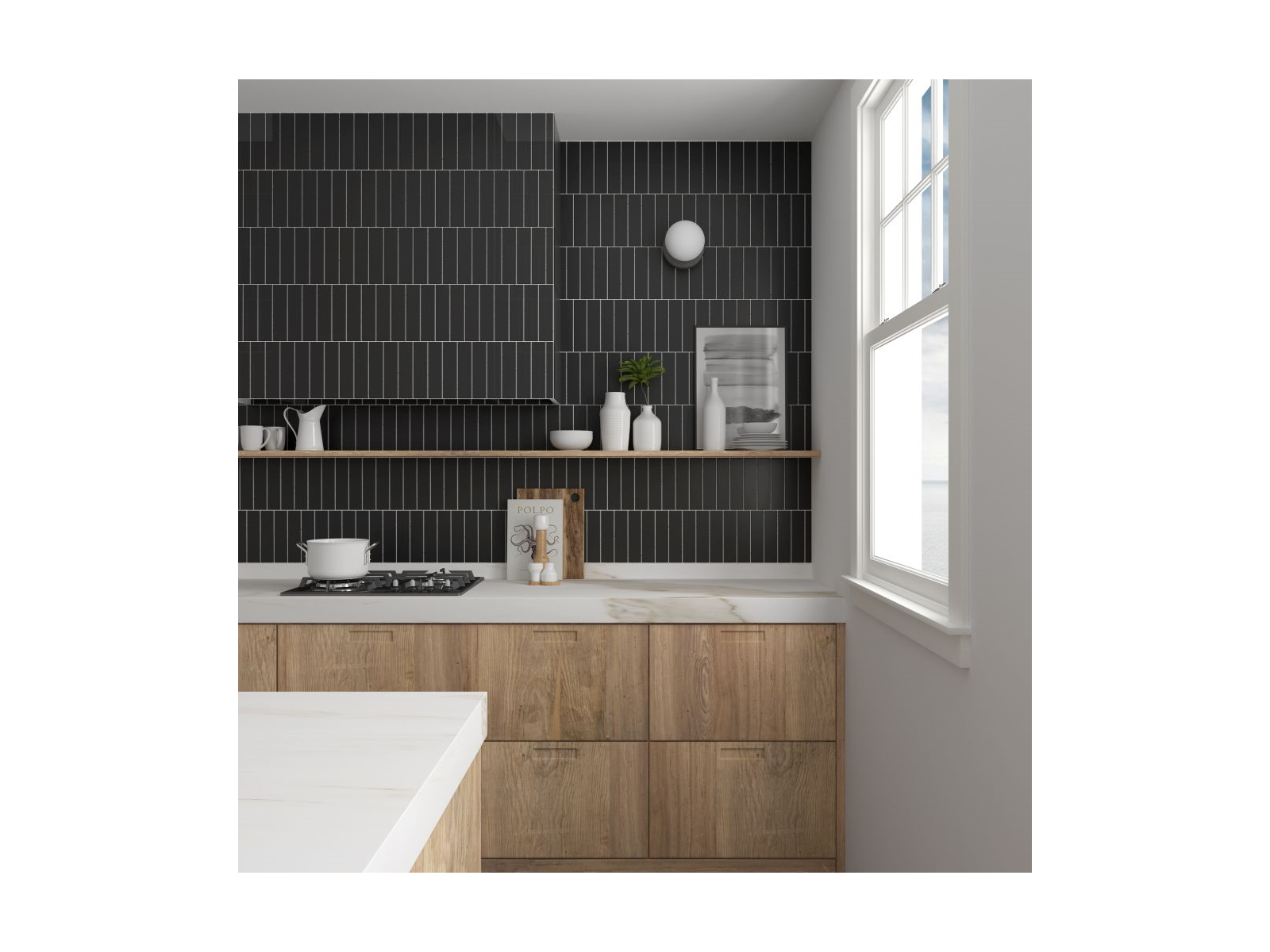 Costa Nova Black Matt 5X20