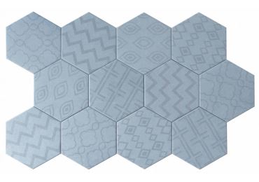 Custom Blue Decor 14X16