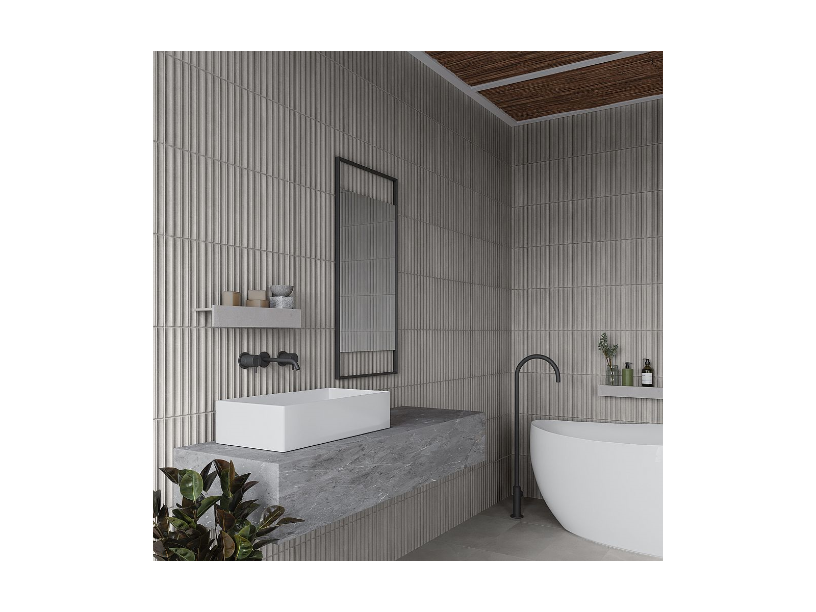 Deco Core Grey 45X90